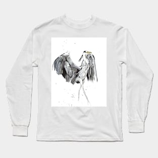 Glorious Crane Long Sleeve T-Shirt